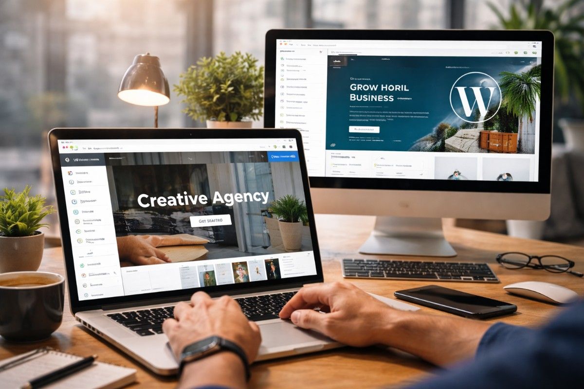 WordPress Website Design with Wix and WordPress